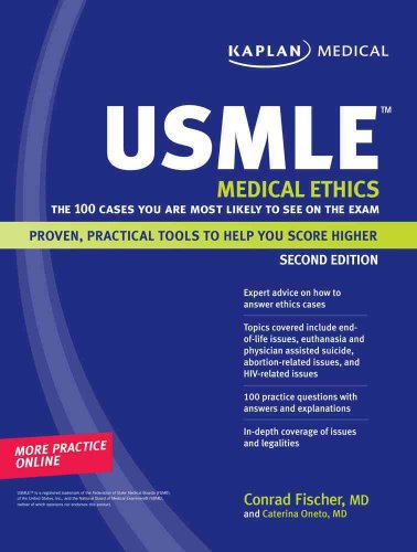 Beispielbild fr Kaplan Medical USMLE Medical Ethics: The 100 Cases You Are Most Likely to See on the Exam zum Verkauf von BooksRun