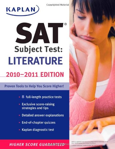Beispielbild fr SAT Subject Test Literature 2010-2011 zum Verkauf von Better World Books
