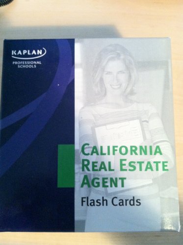 Stock image for California Real Estate Agent Flash Cards for sale by thebookforest.com