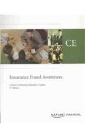 9781419580758: Insurance Fraud Awareness: Cliams Continuing Eucation Course