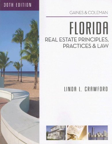 Beispielbild fr Florida Real Estate Principles, Practices & Law zum Verkauf von ThriftBooks-Dallas