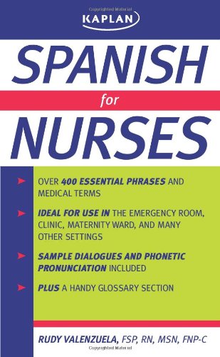 Stock image for Spanish for Nurses for sale by a2zbooks