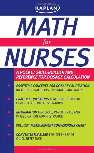 Beispielbild fr Math for Nurses: A Pocket Skill-Builder and Reference for Dosage Calculation zum Verkauf von BooksRun