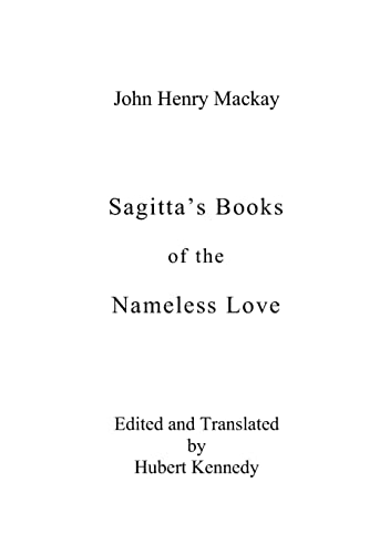 Imagen de archivo de Sagitta's Books of the Nameless Love a la venta por HPB-Ruby
