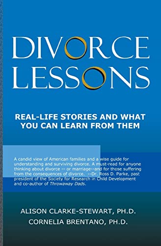 Stock image for Divorce Lessons: Real Life Stories and What You Can Learn From Them for sale by Hawking Books