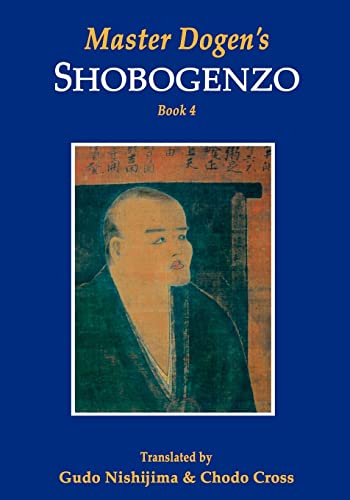 Beispielbild fr Master Dogen's Shobogenzo, Book 4 zum Verkauf von HPB-Diamond