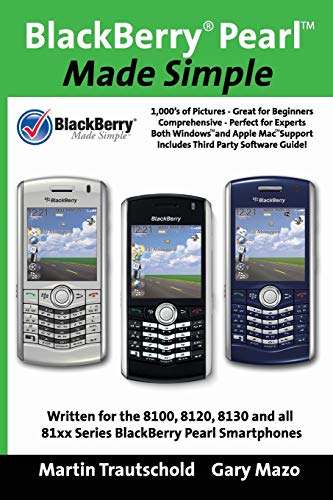 Beispielbild fr BlackBerry(r) Pearl Made Simple zum Verkauf von Lucky's Textbooks