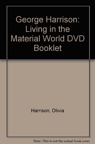 Imagen de archivo de George Harrison: Living in the Material World DVD Booklet a la venta por austin books and more