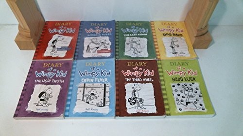 Stock image for Diary of a Wimpy Kid Set 1-8 (Diary of a Wimpy Kid, Rodrick Rules, The Last Straw, Dog Days, The Ugly Truth, Cabin Fever, The Third Wheel, Hard Luck) for sale by GF Books, Inc.