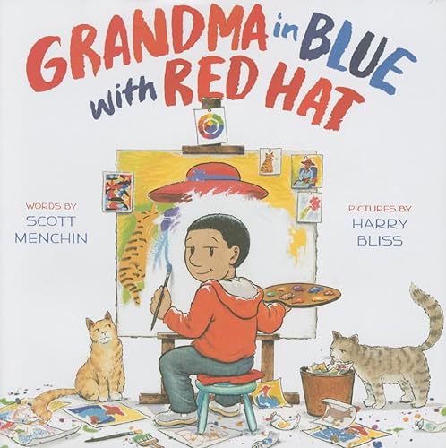 9781419714849: Grandma In Blue With Red Hat
