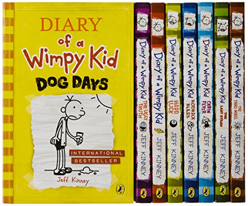 Diary of a Wimpy Kid Box of Books - by Jeff Kinney (Hardcover)