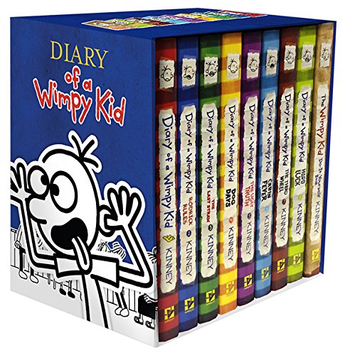 9781419715457: Diary of a Wimpy Kid Box of Books 1-8 (Export Edition)