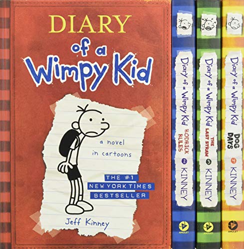 9781419716690: Diary of a Wimpy Kid Box of Books 1-4