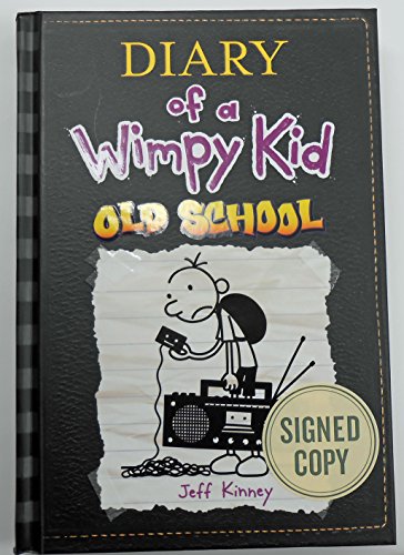 Imagen de archivo de SIGNED! Diary of a Wimpy Kid #10: Old School Hardcover a la venta por SecondSale