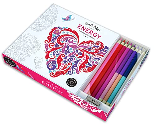 Beispielbild fr Vive Le Color! Energy (Adult Coloring Book and Pencils): Color Therapy Kit zum Verkauf von Red's Corner LLC