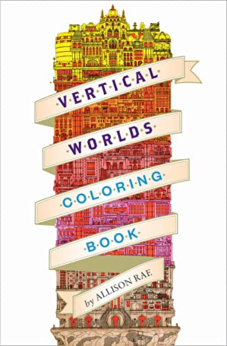 Imagen de archivo de Vertical Worlds Adult Coloring Book a la venta por Blue Vase Books