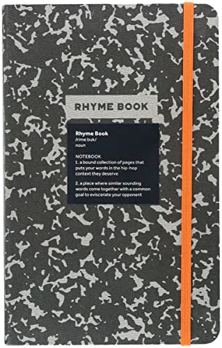 Beispielbild fr Rhyme Book: A lined notebook with quotes, playlists, and rap stats zum Verkauf von Books From California