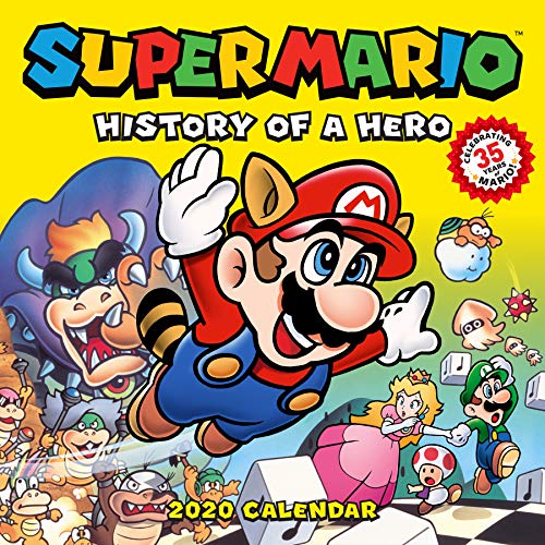 Super Mario 2020 Wall Calendar  History of a Hero