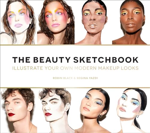 Beispielbild fr The Beauty Sketchbook (Guided Sketchbook): Illustrate Your Own Modern Makeup Looks zum Verkauf von Monster Bookshop