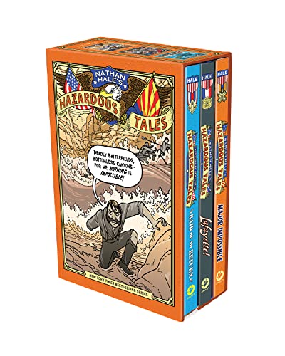 Imagen de archivo de Nathan Hale's Hazardous Tales Third 3-Book Box Set: A Graphic Novel Collection a la venta por Books Unplugged
