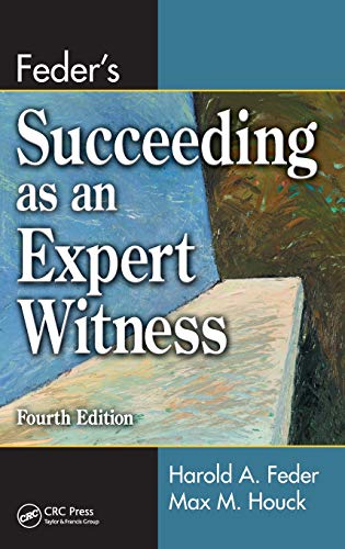 Beispielbild fr Feder's Succeeding as an Expert Witness zum Verkauf von BooksRun