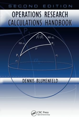 9781420052404: Operations Research Calculations Handbook (Operations Research Series)