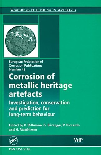 Stock image for Corrosion of Metallic Heritage Artefacts: Investigation, Conservation and Prediction of Long Term Behavior (EFC 48) (European Federation of Corrosion Publications) for sale by Mispah books