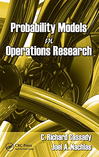 Imagen de archivo de Probability Models in Operations Research (Operations Research Series) a la venta por BookHolders