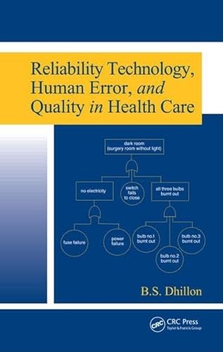 Imagen de archivo de Reliability Technology, Human Error, and Quality in Health Care a la venta por HPB-Red