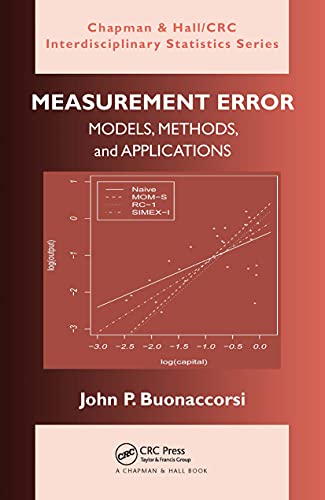 Beispielbild fr Measurement Error (Chapman & Hall/CRC Interdisciplinary Statistics) zum Verkauf von Ria Christie Collections