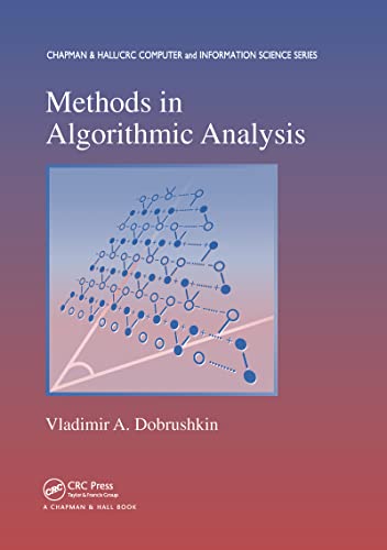 Imagen de archivo de Methods in Algorithmic Analysis (Chapman & Hall/CRC Computer and Information Science Series) a la venta por Alplaus Books