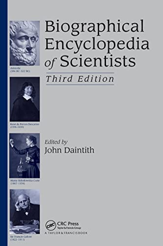 Imagen de archivo de Biographical Encyclopedia of Scientists, Third Edition a la venta por Chiron Media