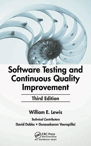 Beispielbild fr Software Testing and Continuous Quality Improvement zum Verkauf von BooksRun