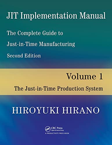 Beispielbild fr JIT Implementation Manual -- The Complete Guide to Just-In-Time Manufacturing: Volume 1 -- The Just-In-Time Production System zum Verkauf von Blackwell's