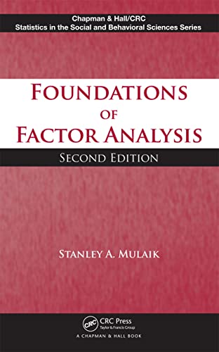 Beispielbild fr Foundations of Factor Analysis zum Verkauf von Blackwell's