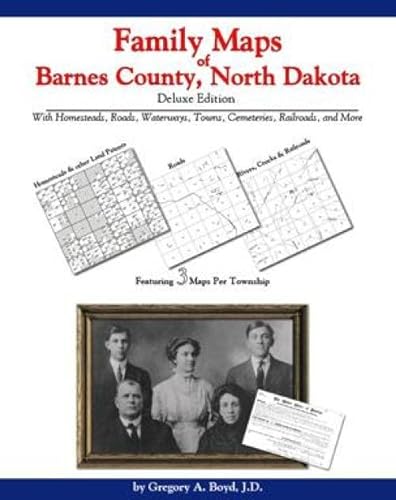 9781420310689: Family Maps of Barnes County, North Dakota Deluxe Edition