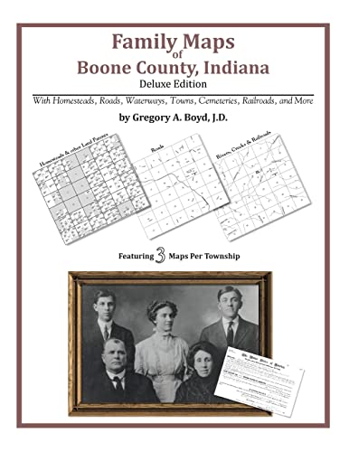 Imagen de archivo de Family Maps of Boone County, Indiana a la venta por Second  Site Books