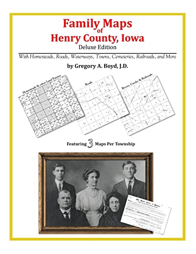 Stock image for Family Maps of Henry County, Iowa for sale by HPB-Ruby