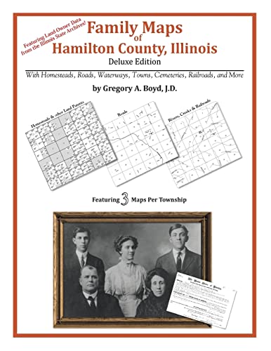 Stock image for Family Maps of Hamilton County, Illinois for sale by Books Unplugged