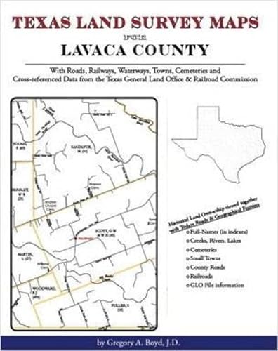 9781420349993: Texas Land Survey Maps for Lavaca County, Texas