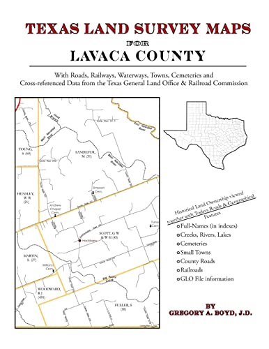 9781420350012: Texas Land Survey Maps for Lavaca County