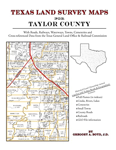 Beispielbild fr Texas Land Survey Maps for Taylor County zum Verkauf von ThriftBooks-Dallas