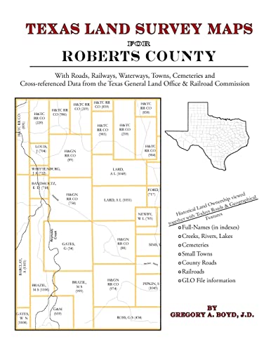 Beispielbild fr Texas Land Survey Maps for Roberts County zum Verkauf von Lucky's Textbooks