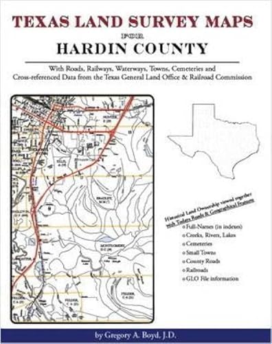 9781420350357: Texas Land Survey Maps for Hardin County, Texas