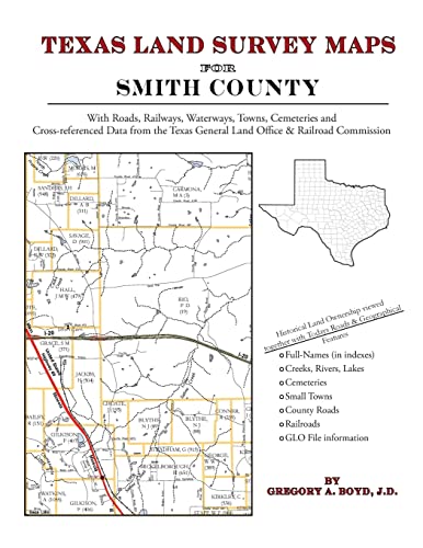 Imagen de archivo de Texas Land Survey Maps for Smith County a la venta por HPB-Ruby