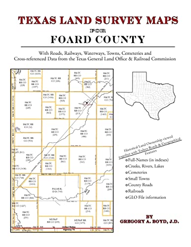 Beispielbild fr Texas Land Survey Maps for Foard County zum Verkauf von Lucky's Textbooks