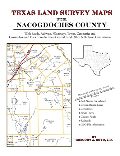 Beispielbild fr Texas Land Survey Maps for Nacogdoches County zum Verkauf von Lucky's Textbooks