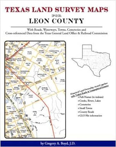 9781420350715: Texas Land Survey Maps for Leon County, Texas