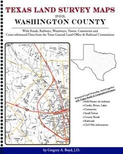 9781420350920: Texas Land Survey Maps for Washington County