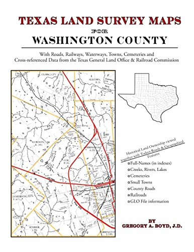Beispielbild fr Texas Land Survey Maps for Washington County zum Verkauf von Lucky's Textbooks